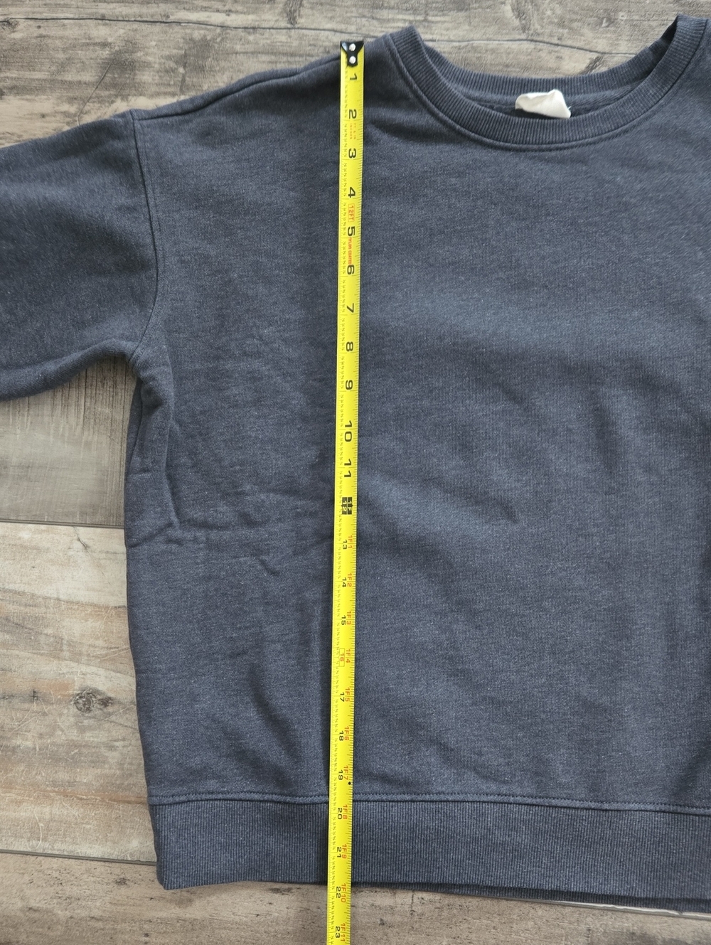 NWOT Pact Organic Crewneck Pullover Sweatshirt - Gray - L - Picture 8 of 8